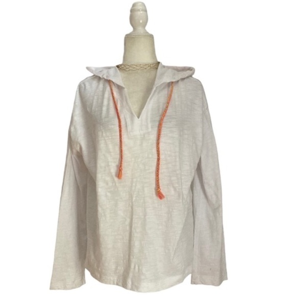 Lisa Todd Joy Ride Hoodie white Neon braided Hoodie String - Picture 10 of 11